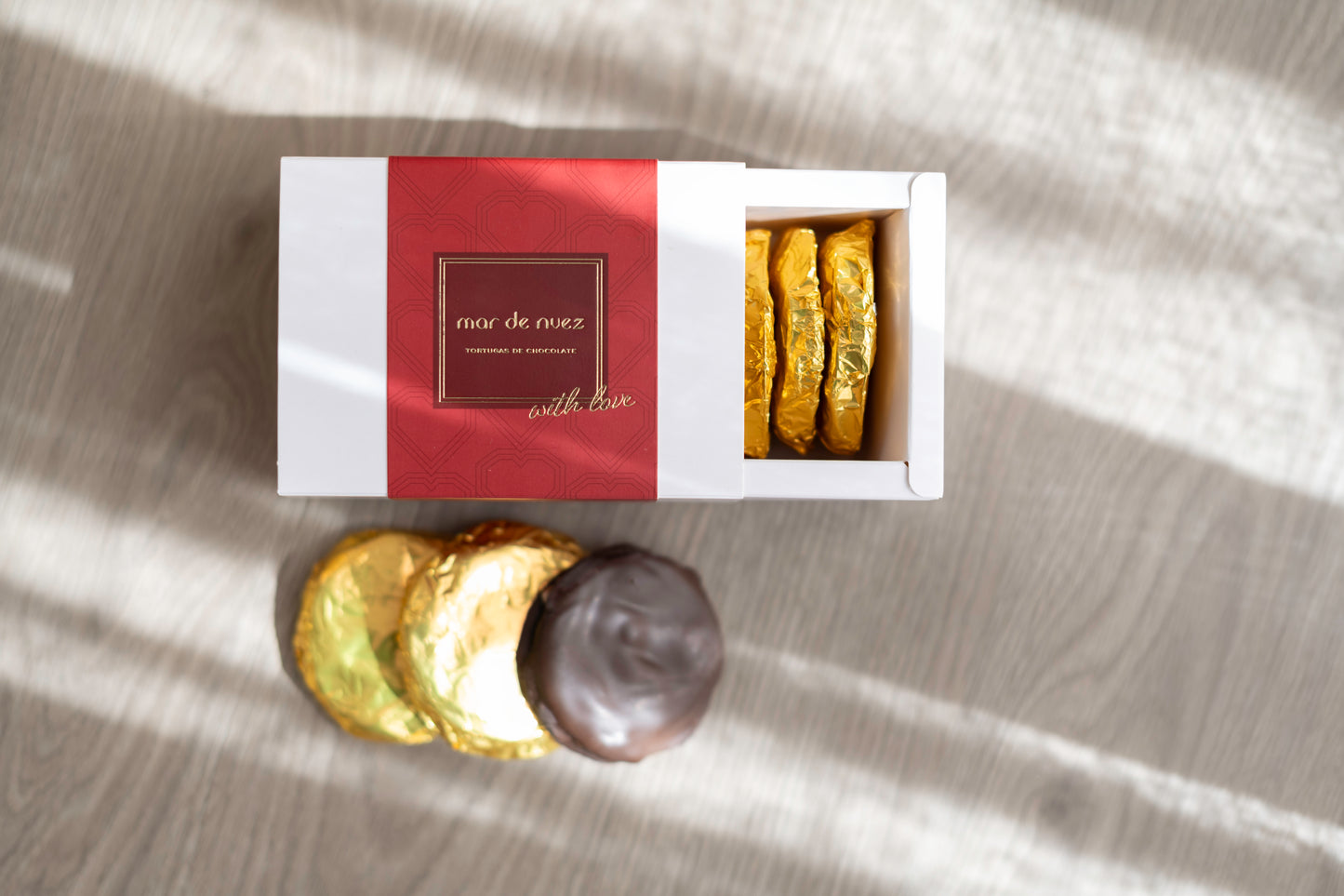 Caja Con 7 Tortugas SAN VALENTIN